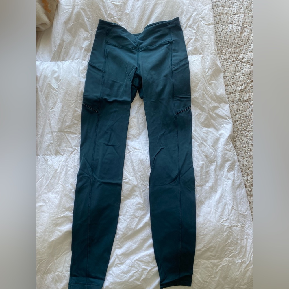 Teal Lululemon leggings